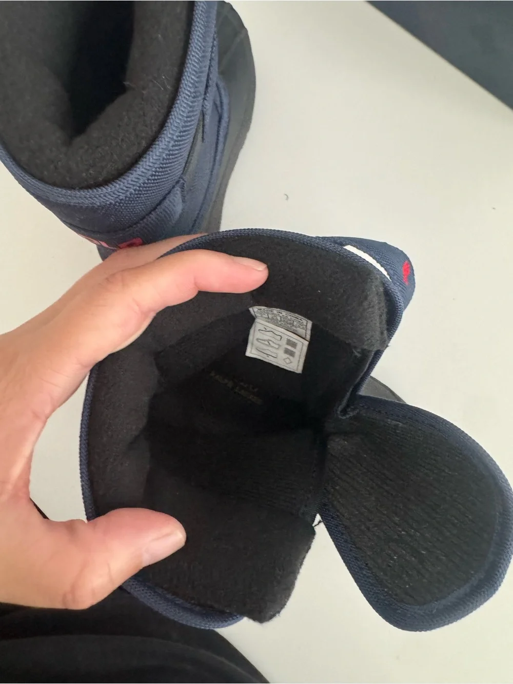 Polo by Ralph Lauren Navy and Black Kids Winter Boots